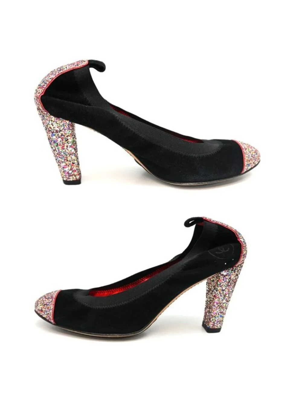 Chanel Pumps Heel Black